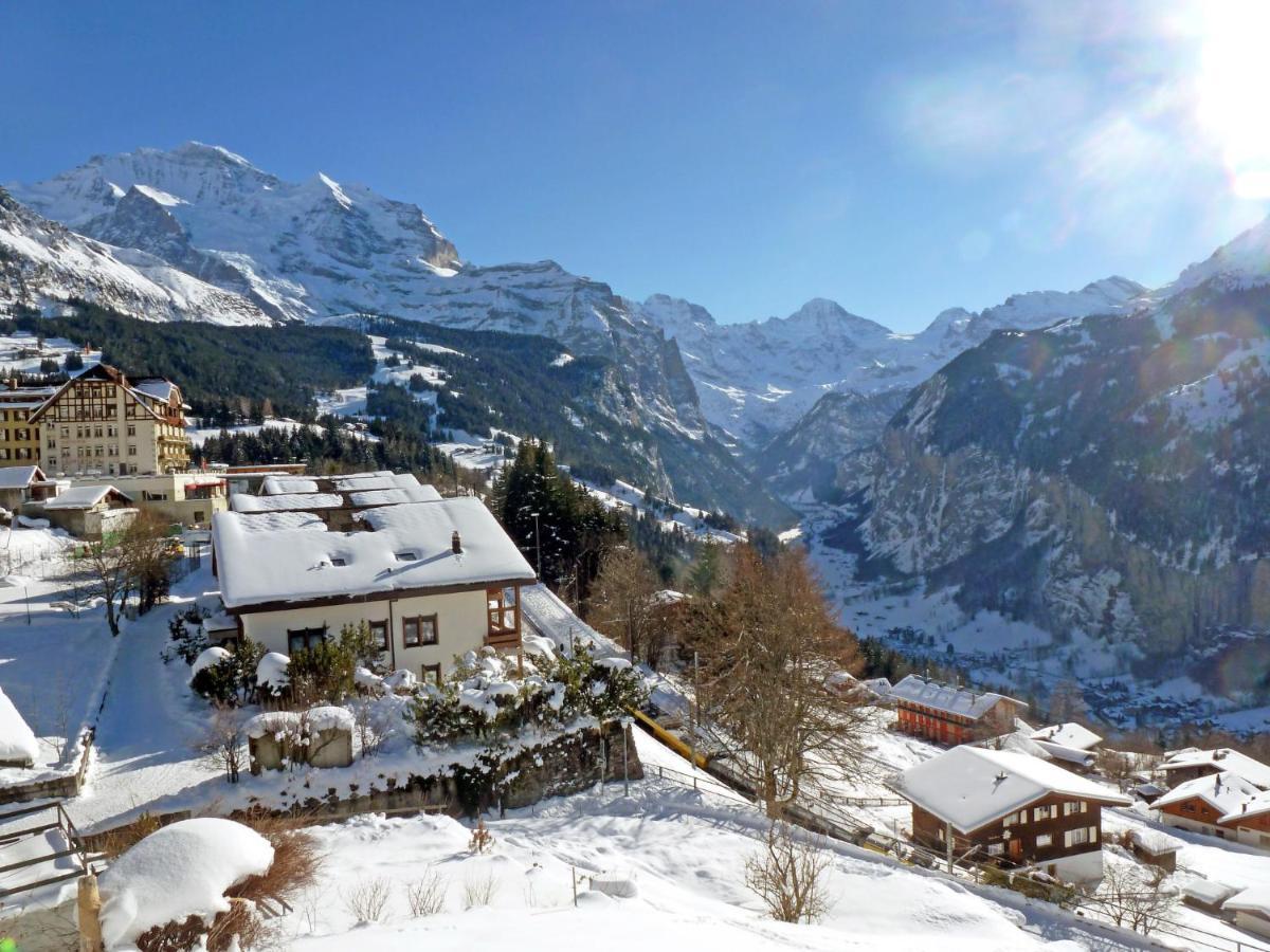 Apartment Goldenhorn Apt-F By Interhome Wengen Exterior photo